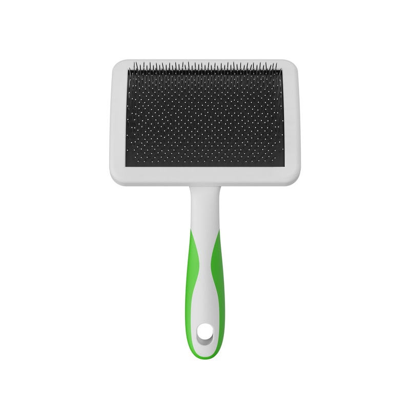 Andis Large Firm Slicker Brush – Green/White – VBL