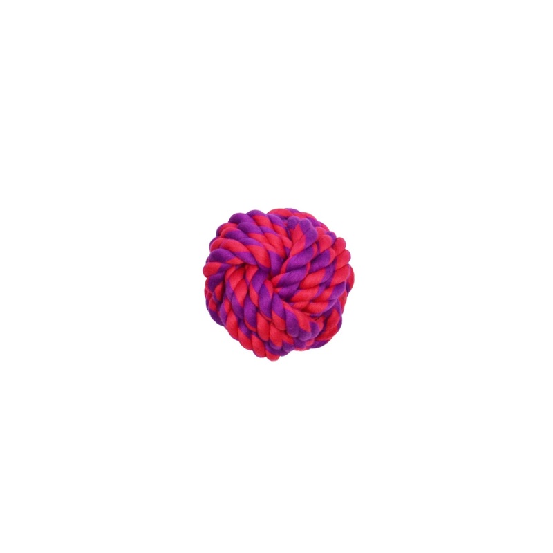 Amazing Pet Products Rope Ball Purple / Magenta 4
