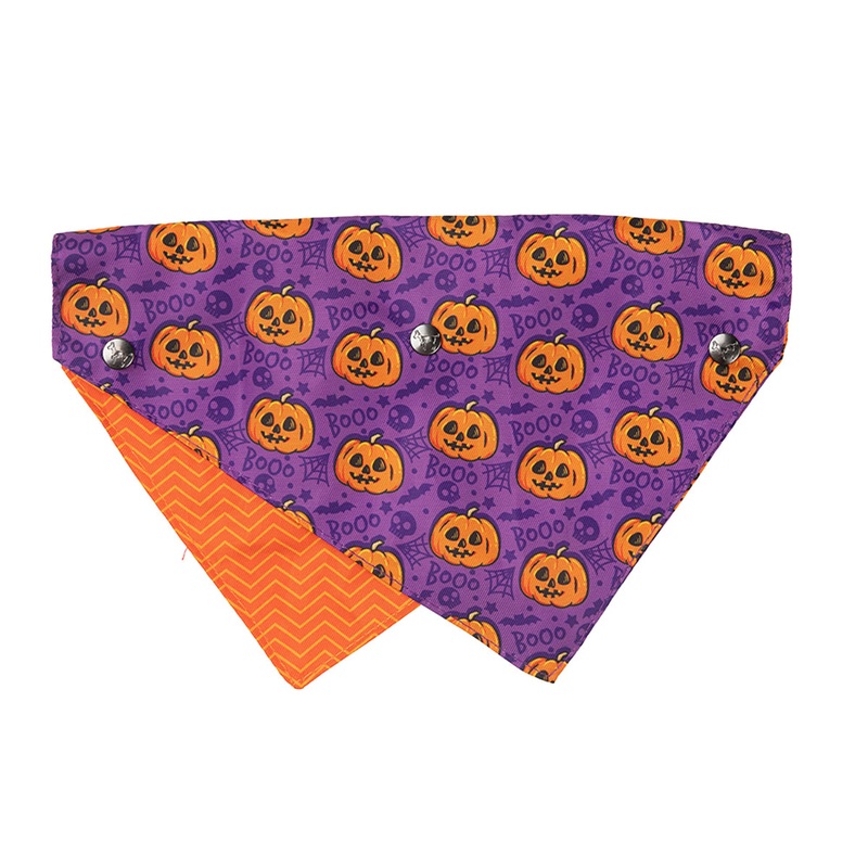 FuzzYard Bandana Jack Jack Jackie Lantern Purple S/M