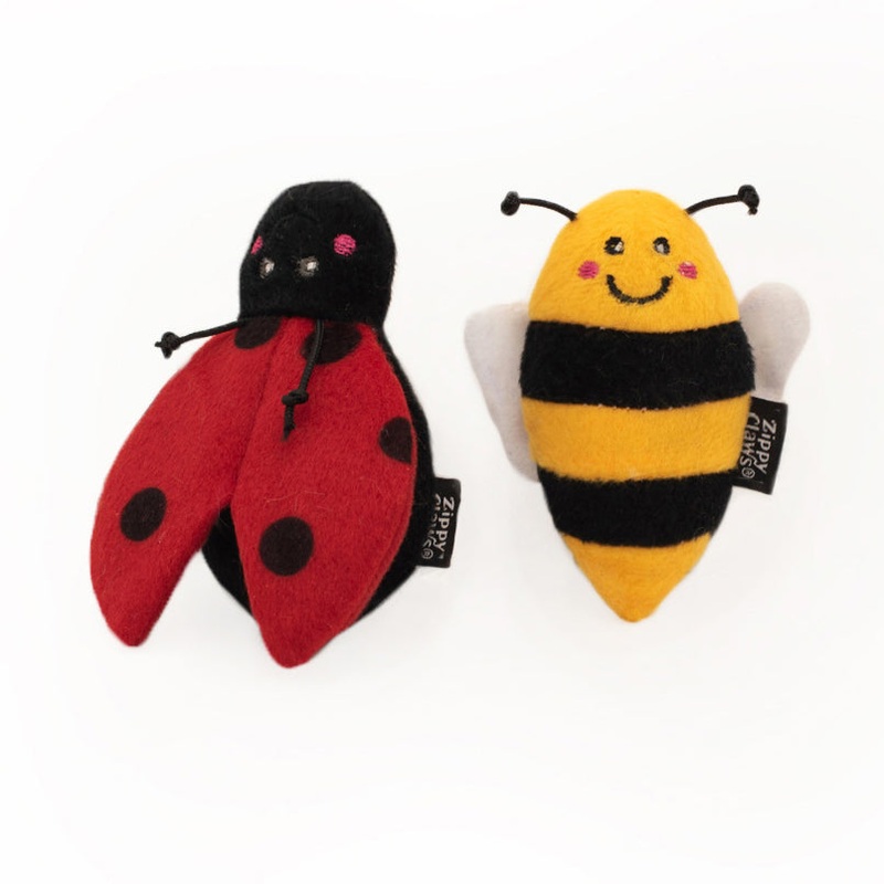 ZippyClaws 2-Pack – Ladybug and Bee