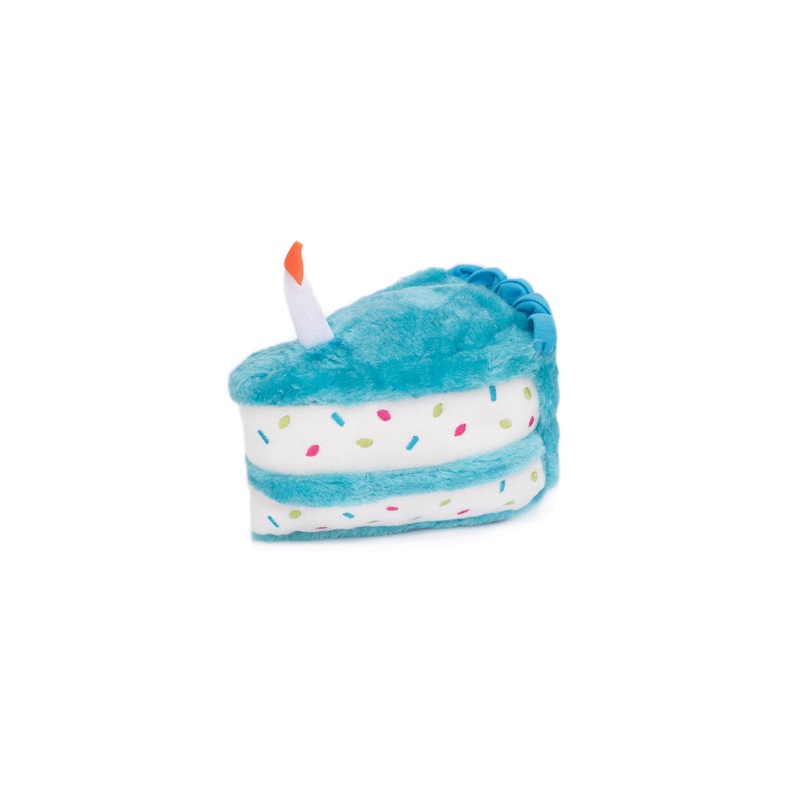 ZippyPaws Birthday Cake Blue