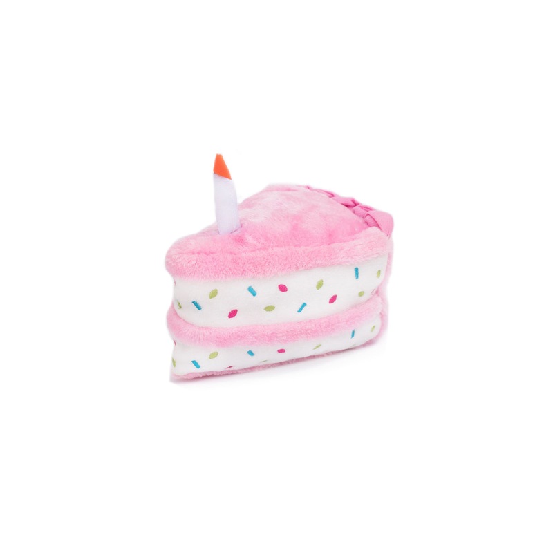 ZippyPaws Birthday Cake Pink