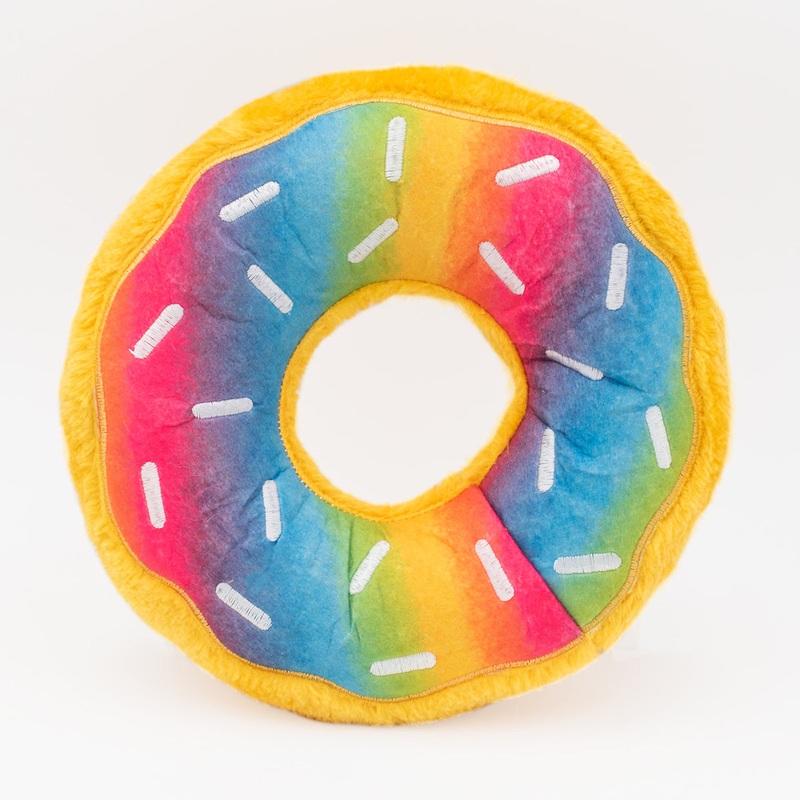 ZippyPaws Jumbo Donutz Rainbow