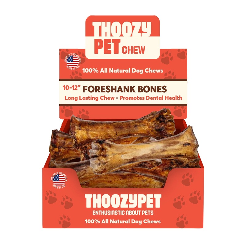 ThoozyPet USA-Sourced ForeshankBoneDog Chews 10-1212ct