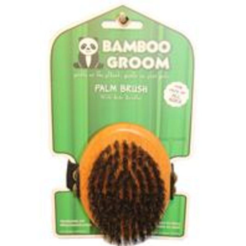 Bamboo Grooming Pet Palm Brush