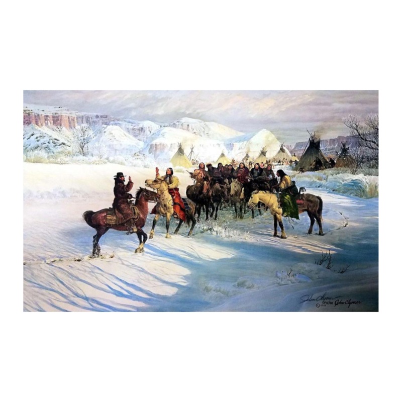 ‘The Meeting’ John Clymer Printer’s Proof