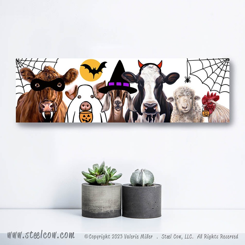 “The Girls and Friends” Halloween Canvas Prints and Magnets