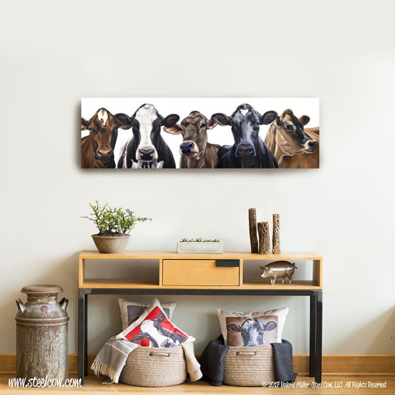 “Dairy Girls” Canvas Prints, 5 sizes available