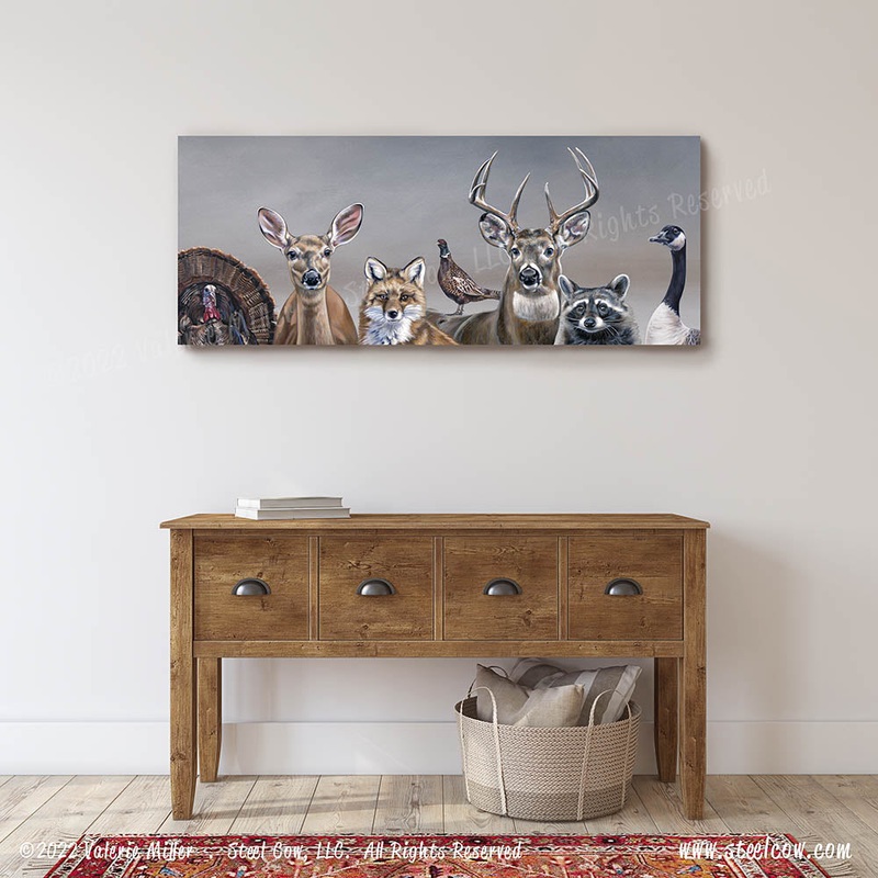 “Deer Friends” Canvas Prints, 5 sizes available