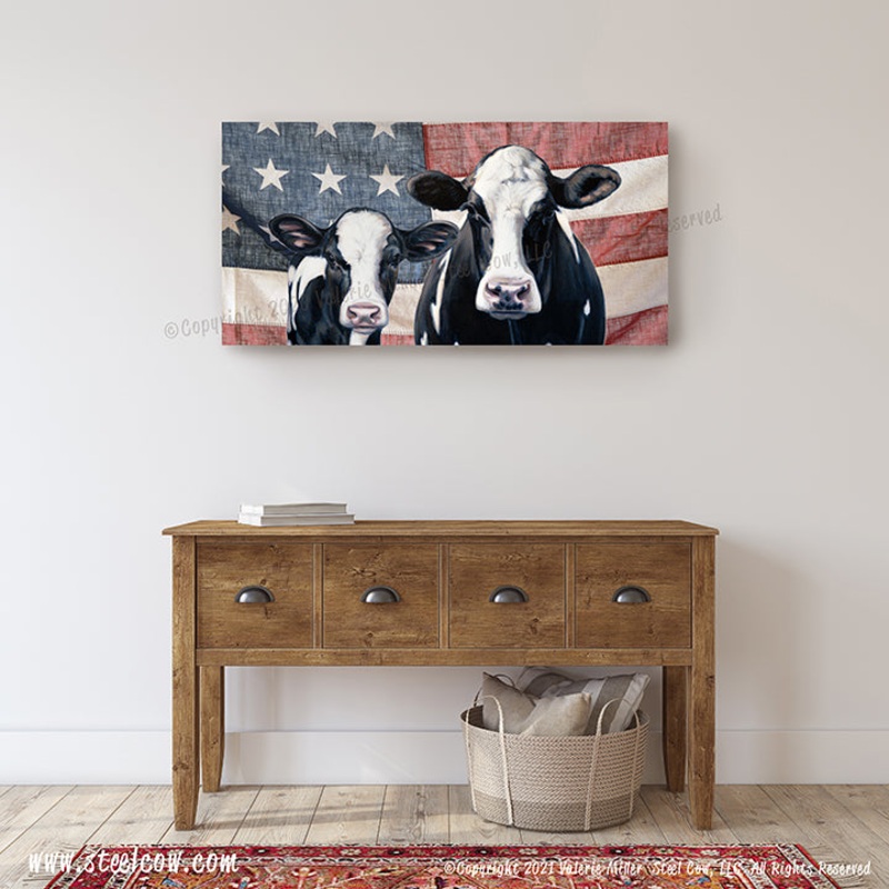 “Momma’s Girl…Two” Americowna Collection Canvas Prints (4 sizes)