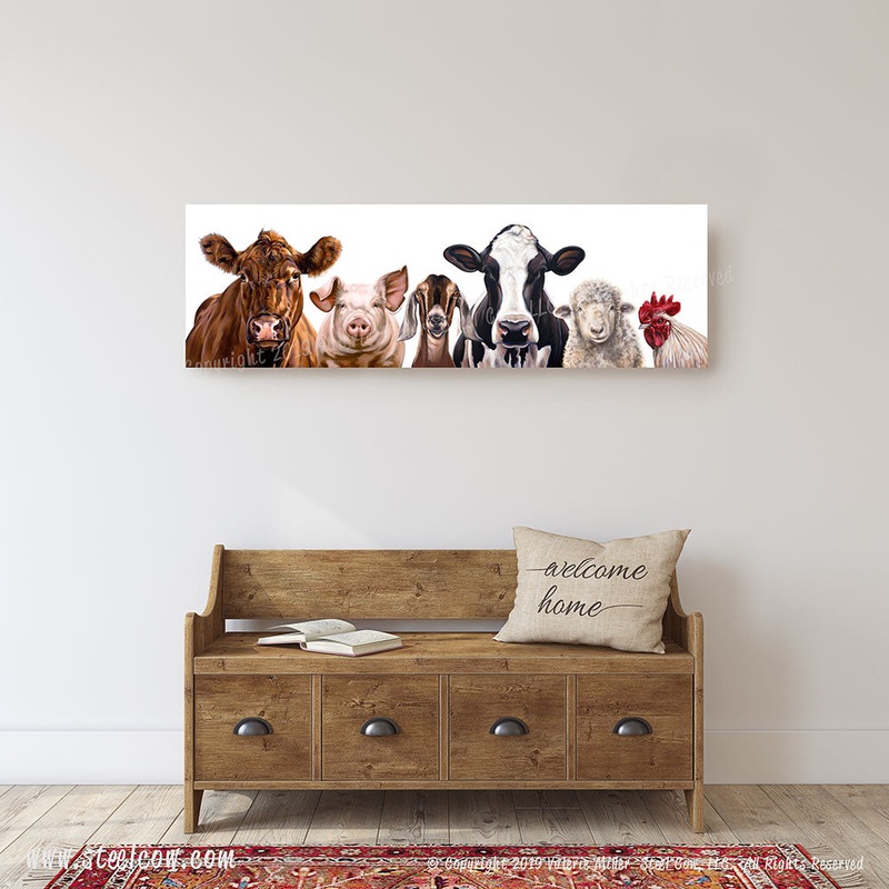 “The Girls and Friends” Canvas Prints, Available in 5 sizes