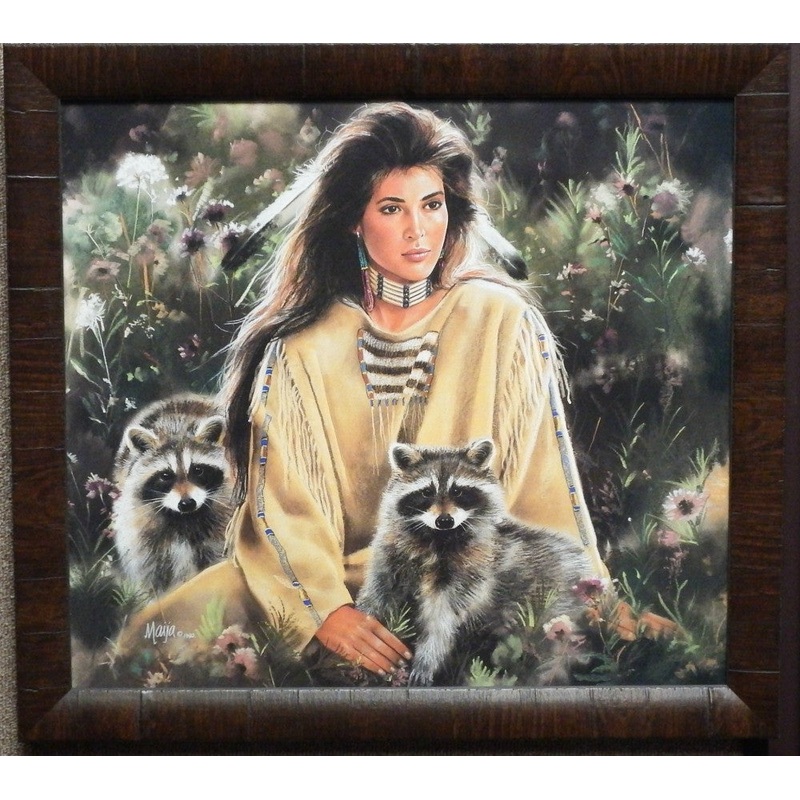 Maija Little Bandits Art Print-Framed 25.5 x 23