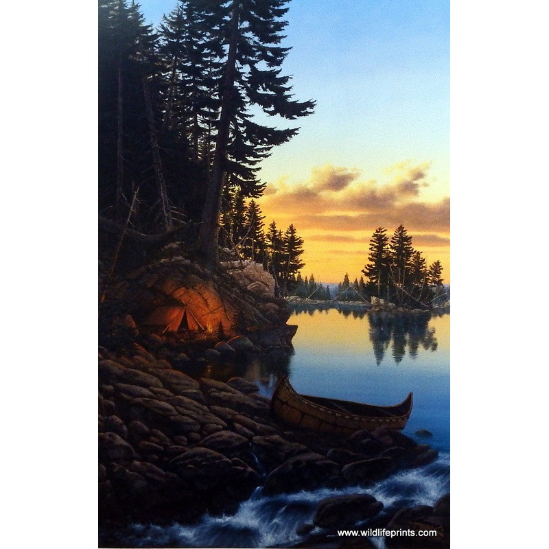 Derk Hansen Evening Glow – 19″x 29″ Open Edition
