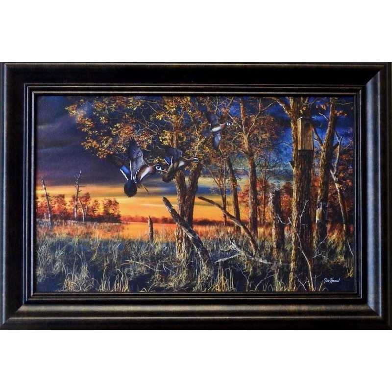 Jim Hansel ” Return to the Refuge”Decorator framed Print